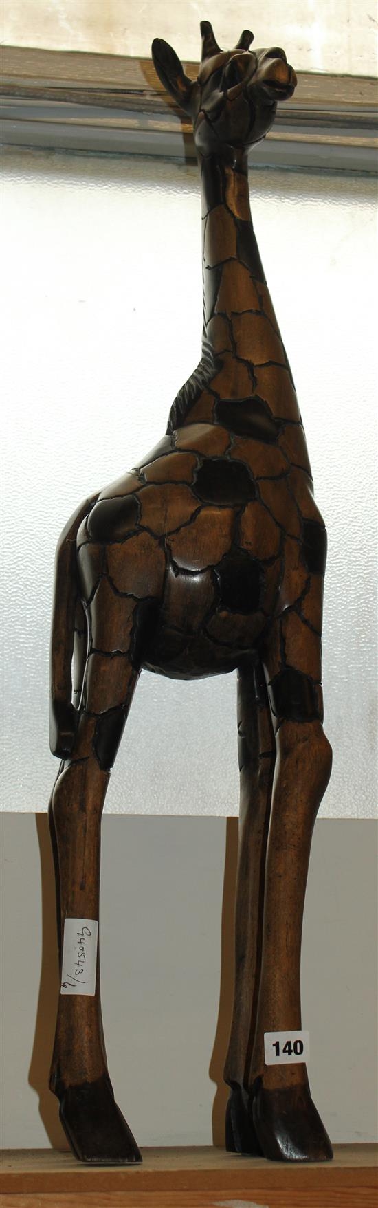 Carved giraffe